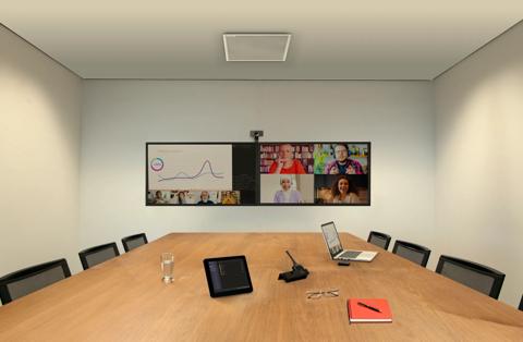 ClickShare Hub Pro, Huddly ® L1 ™ and Shure