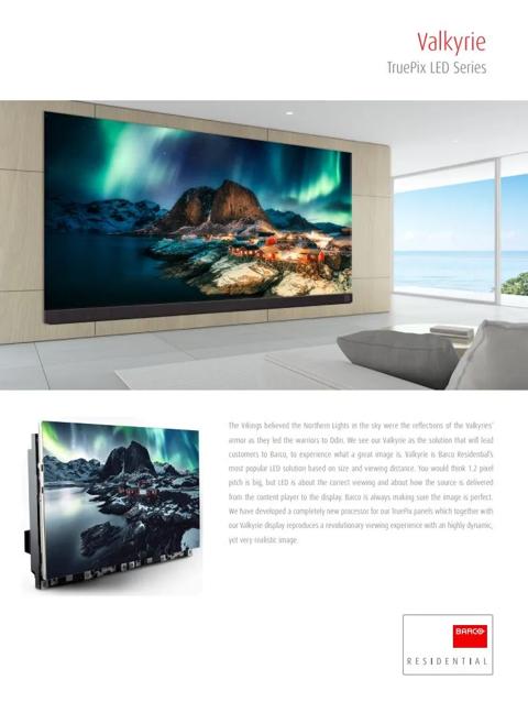 Barco Residential brochure fronts