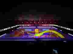 Pictures for customer story Game on at the Hockey India League with Barco projection