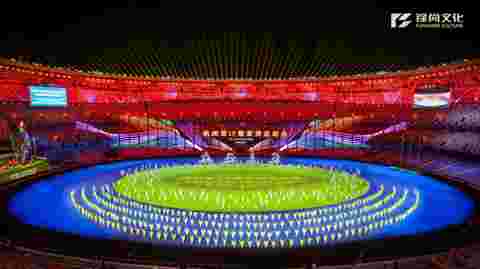 pictures from customer story about Hangzhou Asian Games closing ceremony premier sports gala