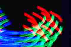 meditation multy color abstract wave blur lights in motion
