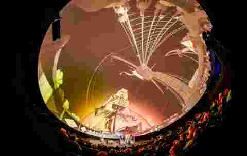 3D hybrid dome theater creates 700m2 immersive experience - Barco