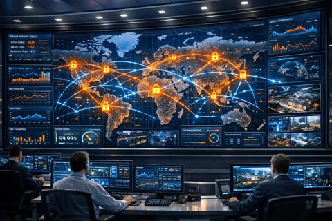 security control room visuals