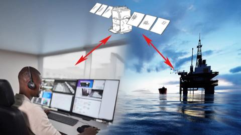 Extreme networks satellite connection oil rig newsroom