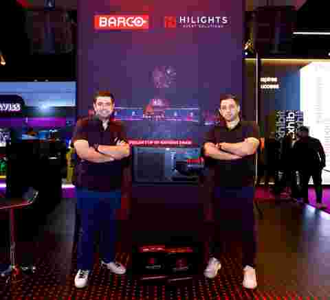 Pictures for press release Hilights Group partners with Barco technology with major investment in 150 projectors