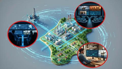 Connected control room concept barco ctrl and extreme networks oil rig example