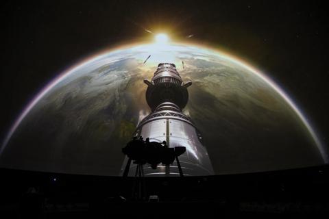 The Planetarium of the Royal Observatory of Belgium uses F70 Barco projectors