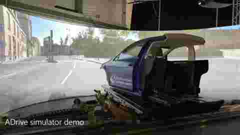 Kempten university driving simulator simulation and training