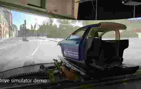 Kempten university driving simulator simulation and training