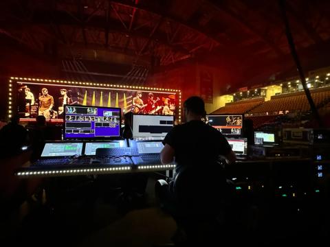 Barco Event Master at Os Quatro e Meia concert