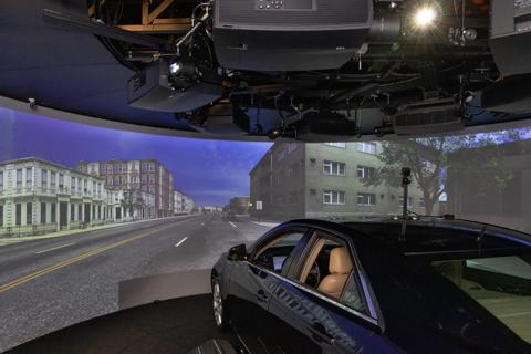 Driving enhanced simulator experiences at General Motors with Barco F80