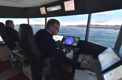Rorvik Norway ship bridge simulation and training