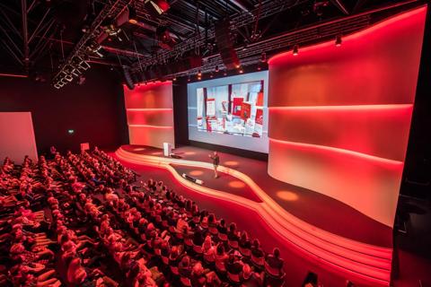 Pictures for customer story NBC Conference Centre's technological rebirth using combination of image processing and projection - a project with AVEX