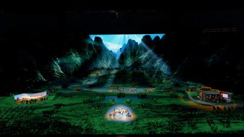 Customer story pictures 
100th anniversary of Communist Party China
Projection mapping with 150 UDX-4K40