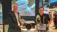 Projector Central awards I600 with Best of InfoComm Show award at InfoComm 2024 Barco booth
