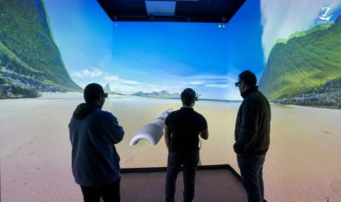 Pioneering immersive technology at Zarzis Smart Centre, Tunesia, with Barco’s F80 projectors in VR CAVE