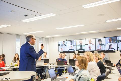 weConnect hybrid virtual classroom - KU Leuven.hybrid.distance learning.remote learning.University.Belgium.virtual classroom.KULAK.EDULAB.KU Leuven Campus Kortrijk