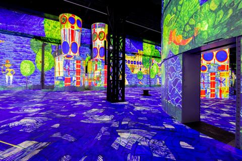 Pictures for customer story Phoenix des Lumières, Dortmund, Germany. The immersive digital art experience from Culturespaces.