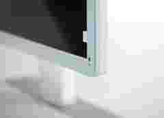 Nio dental display white with cover, close-up of I-guard sensor