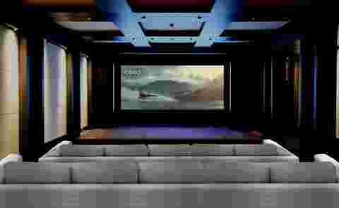 A closer look at High-End Textured Apartment Private Theaters