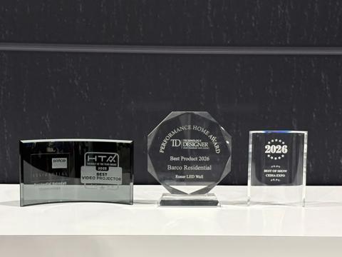Barco residential awards at cedia for heimdall, freya, runar and vali nt-i 2026