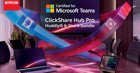 ClickShare certi bundles banners Huddly Shure