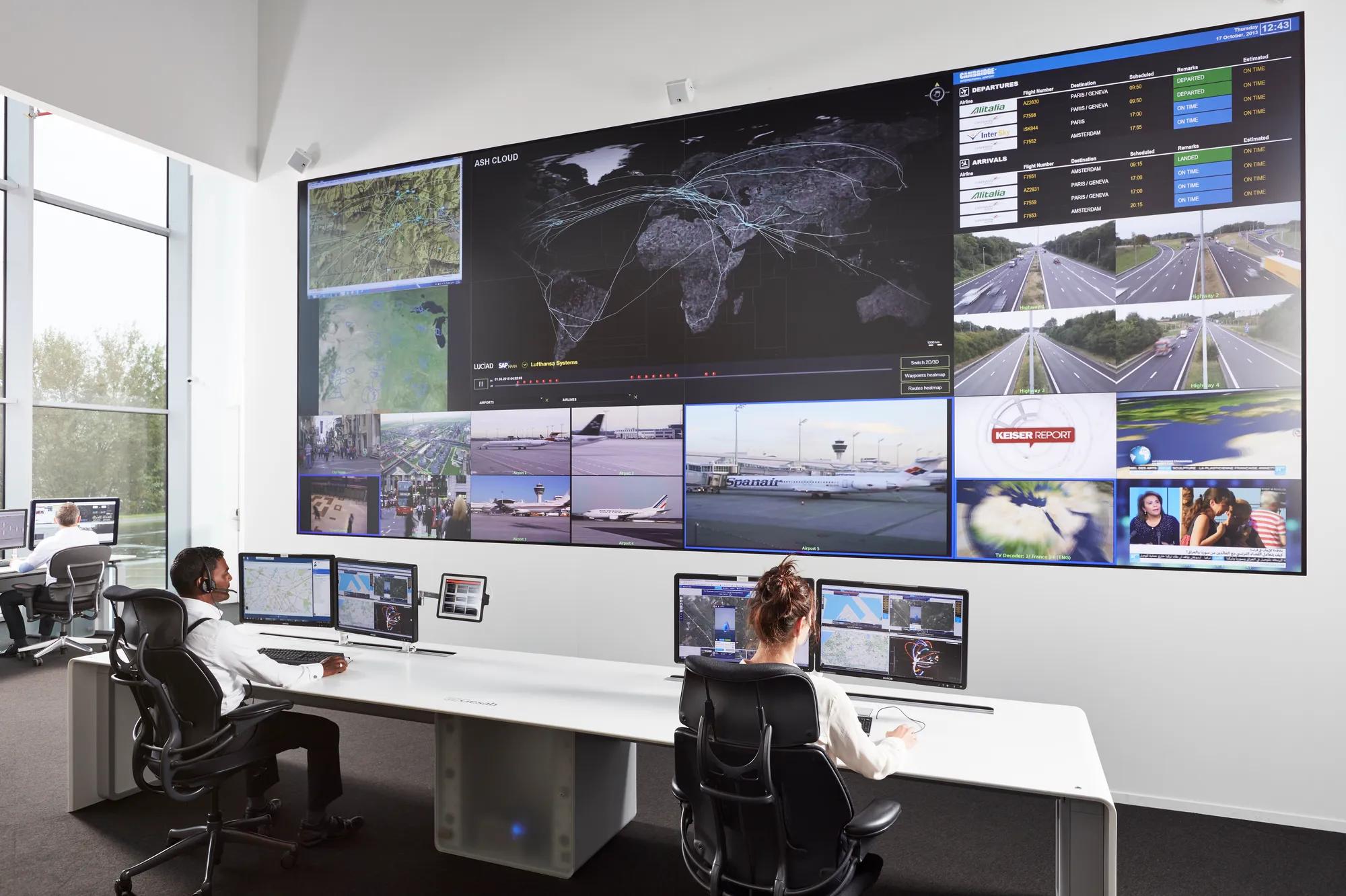 Rearprojection video walls overview Barco