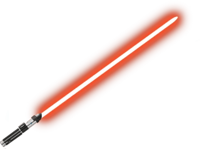 red lightsaber png