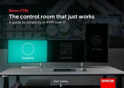 ebook cover simplicity kvm over it barco ctrl control rooms
