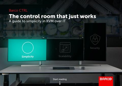 ebook cover simplicity kvm over it barco ctrl control rooms