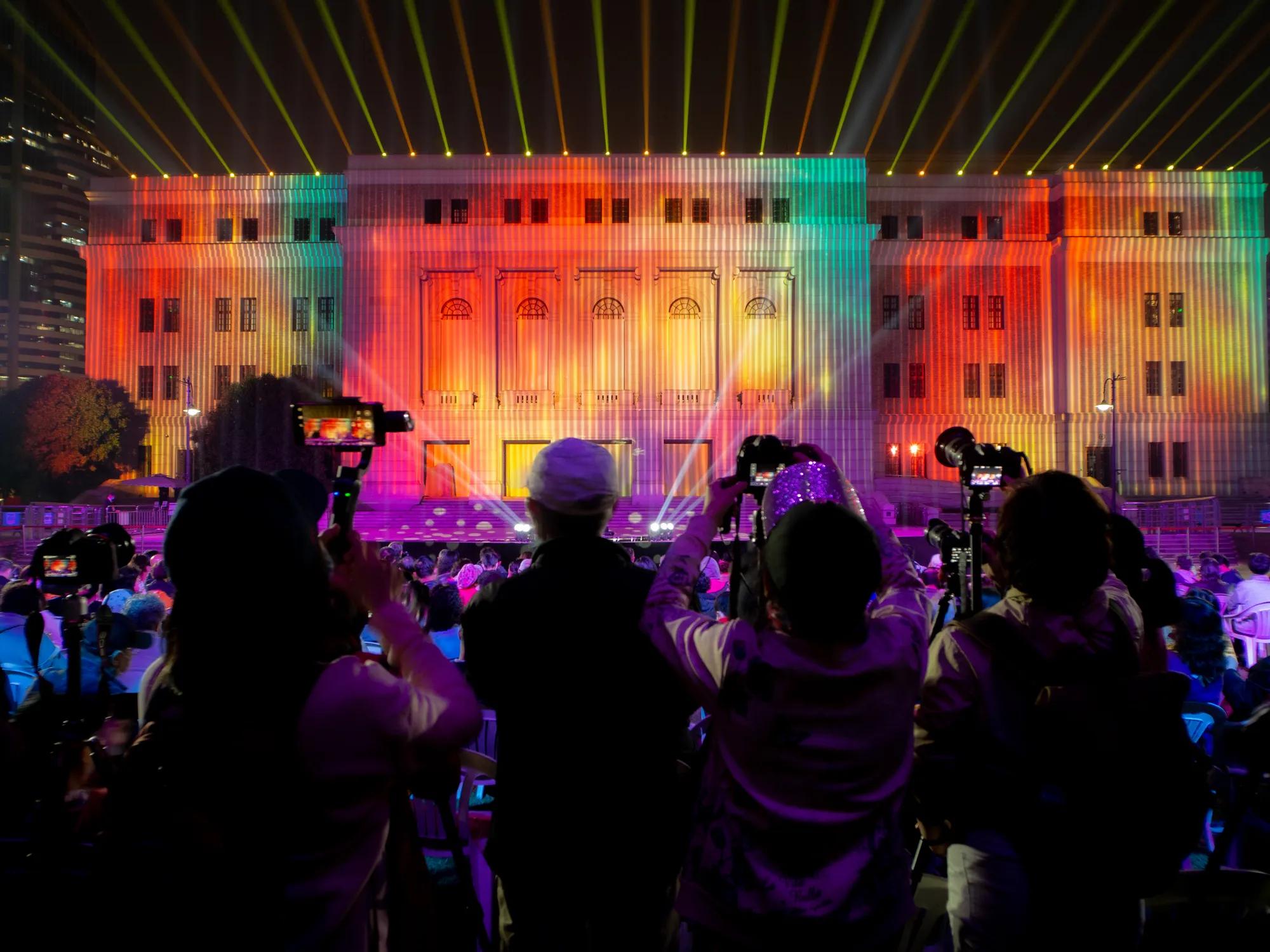 Projection mapping Barco