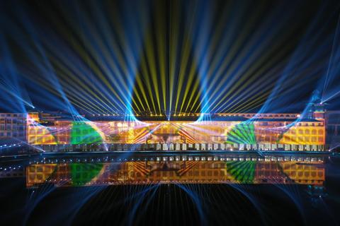 Pictures for customer story Experience the Majesty of Xingtai: Unveiling the Spectacular “Spring from Taihang” Light and Shadow Feast; projection mapping with UDX