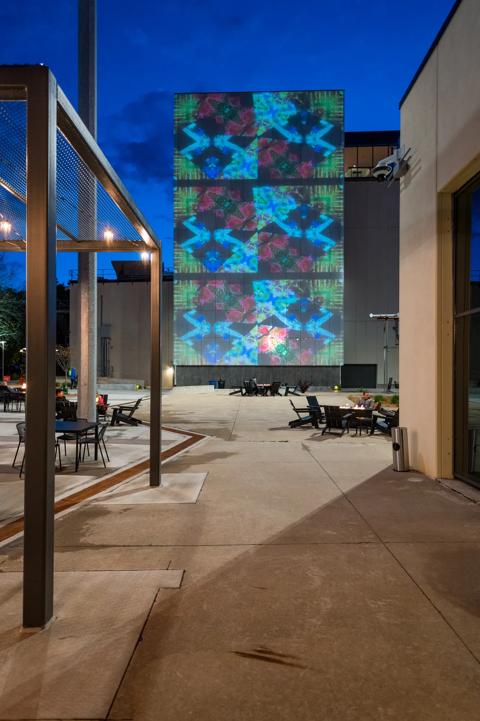 Jeffrey Gibson, She Never Dances Alone, 2019, multi-channel video with sound, duration: 2:51. Courtesy of the artist and Kavi Gupta, Chicago.