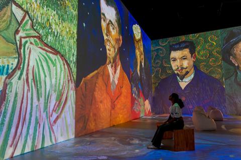 Pictures for customer story The Real Van Gogh Immersive Experience  in India via Spectrum AV with G100 projectors