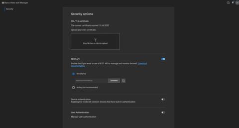 Infinipix device authentication GUI paint it perfectly