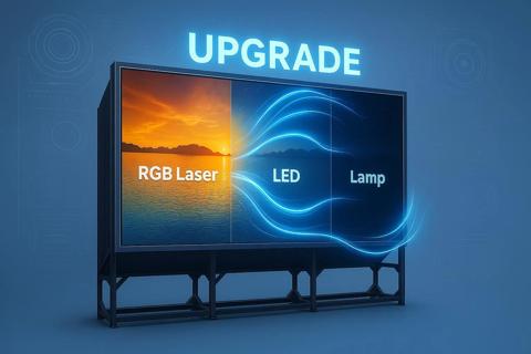 upgrade rear-projection cube (RPC) video walls to RGB laser technology