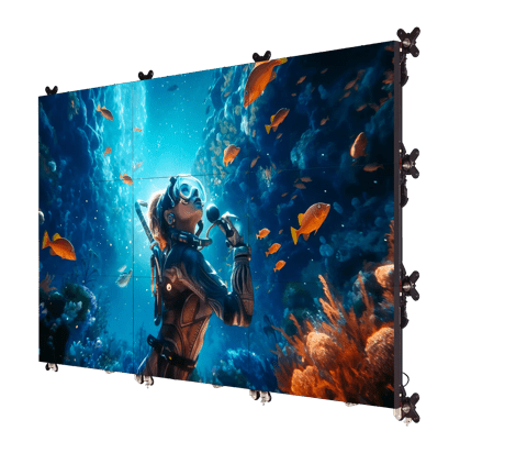 Barco UniSee II image main campaign visual lcd video wall walls transparent