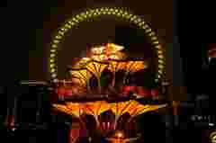 Pictures for customer story projection mapping XiAn Tree/Tree of Life in China with Barco UDX and G100 projectors